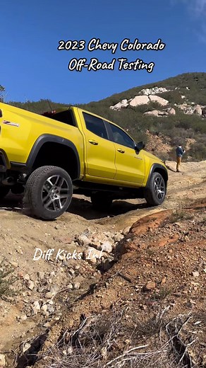 Off-Road Testing the new 2023 Chevy Colorado in San Diego #offroad #chevytrucks
