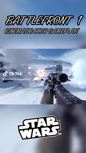 Cinematic Hoth Gameplay in Star Wars Battlefront 1