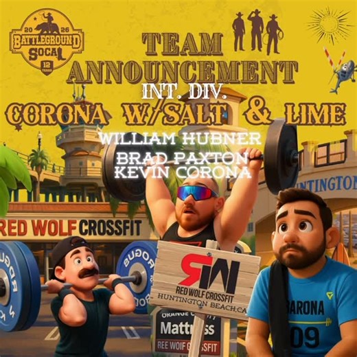BATTLEGROUND EVENTS CrossFit Competitions since 2014. on Instagram: "Red Wolf is in! #btgd"
