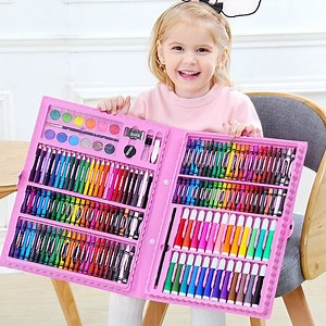 [Hot Item] Drawing Art Set Supplies 208PCS Drawing Art Set Painting Drawing for Kids Box Artist Printing Art Set with Drawing Board Painting Set