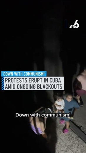 Protests erupt in Cuba amid ongoing blackouts