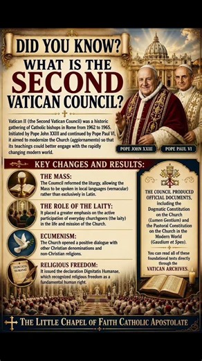 Did you know? What is the Second Vatican Council?