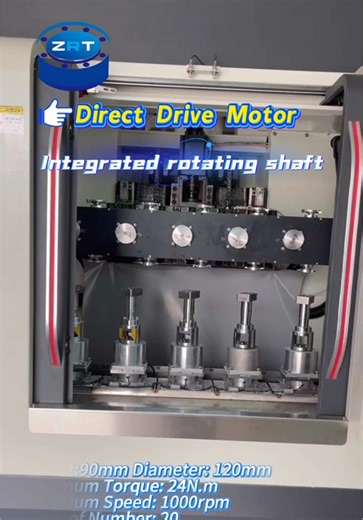 Polishing machine with direct drive motor #directdriverotarytable #directdriverotarymotor #torquemotor #machinetooling #ddmotor