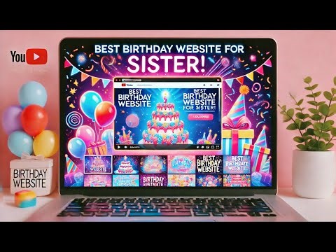 Best Birthday Website for Sister | HTML, CSS, JS | Beautiful Animation & Tutorial!