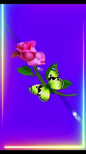 Stunning Animated Flower Display with Glowing Effects