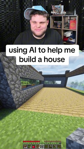 Building a House in Minecraft Using AI