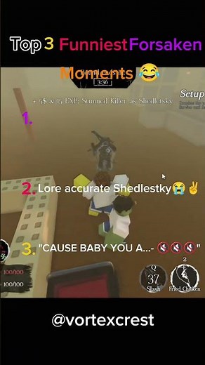 Top 3 Funniest Forsaken Moments 😂
