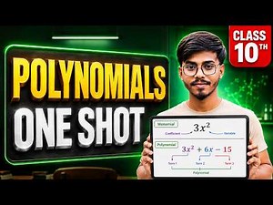 Polynomials Class 10 Full Chapter | One Shot Revision | LIVE | Board Exam 2027