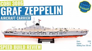 COBI 齐柏林伯爵号航空母舰 BrickMeet拼搭 1:300 3086_哔哩哔哩_bilibili