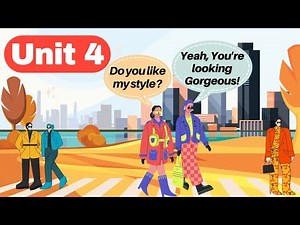 English Conversation Practice - Unit 4 - I like your style | Animated