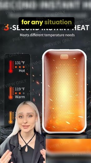 Rechargeable Hand Warmers 🔥 2-Pack Portable Pocket Heaters for Winter!