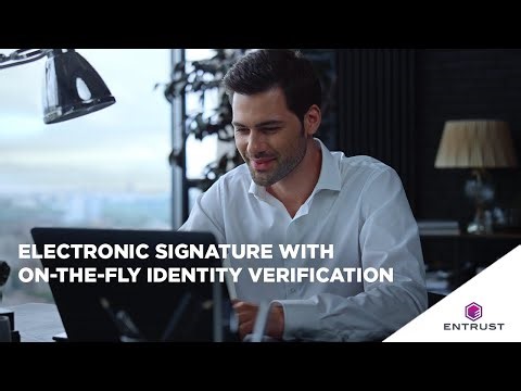 Electronic Signature with On-the-Fly Identity Verification