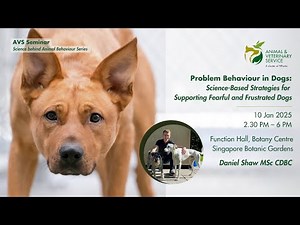 AVS Webinar Series | Science behind Animal Behaviour: Neurobiology of Fearful & Frustrated Dogs