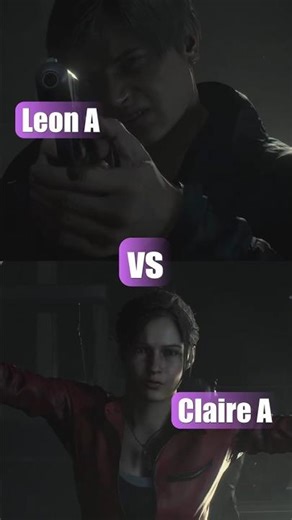 Resident Evil 2 Remake – Leon A vs Claire A | Don’t Shoot Scene