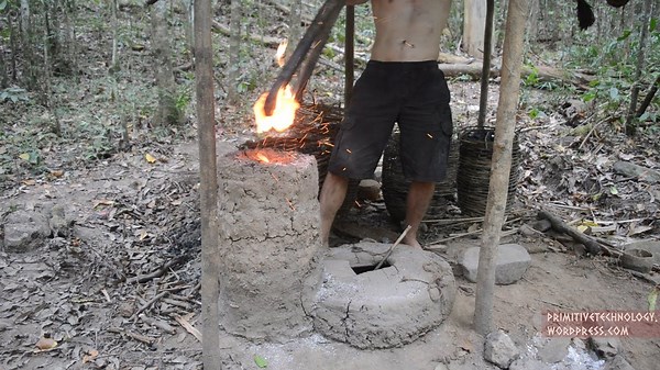 This Low-Tech Fan Can Melt Metal with Charcoal