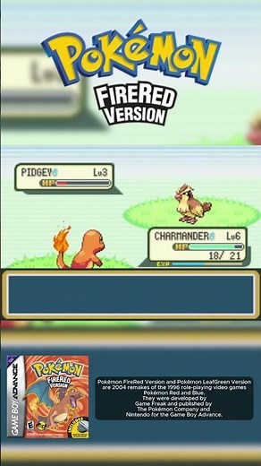 Pokemon Fire Red Gameplay