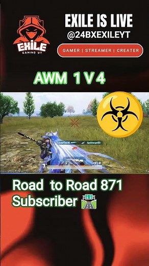 🔥 AWM ONE TAP 1v4 | BGMI Viral Shot | Sniper God Mode ON 😈