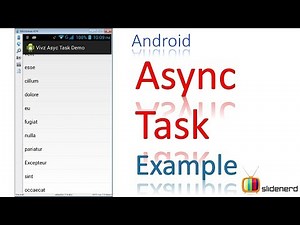 184 Android AsyncTask Example |