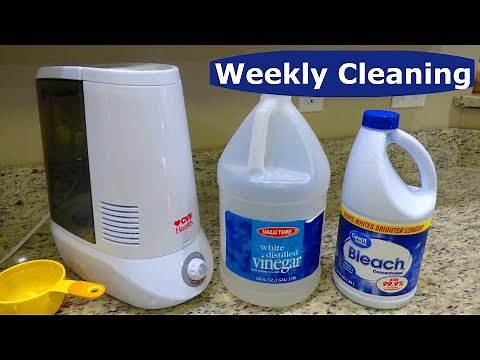 Weekly Cleaning: How to Disinfect and Descale CVS Health Warm Mist Humidifier Vinegar Instructions