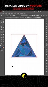 2.9K views · 336 reactions | Low poly triangle design in Adobe Illustrator, triangulator script Follow for more Low poly, triangle design, Illustrator tutorials, Illustrator tips and tricks, Illustrator for beginners, learn creative #lowpoly #triangulator #triangle #illustrator #learncreative | Learn Creative 2.0 | Facebook