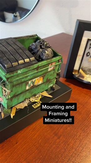 Mounting and framing Miniatures for a Customer!! #mounting #framing #miniatures #process #art #satisfying #arttok #creative #craft