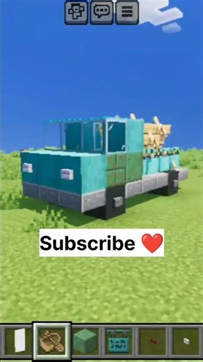 Minecraft realistic pickup truck!🚛😍