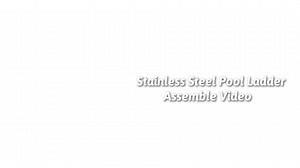 Costway 4-Step Stainless Steel Inground Swimming Pool Ladder Assembly Guide