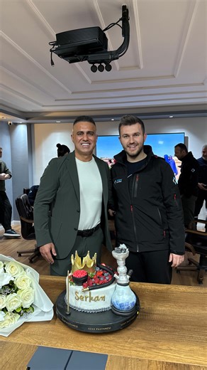 Today, we celebrated our General Manager Serkan Mışıl birthday together as a team. We wish him many healthy, happy, and successful years ahead. We’re glad to have you | Ozgenc Makina / Pvc Aluminium Wood Window & Door Machinery Factory