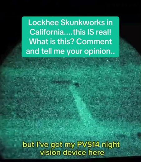 A bizarre triangular UFO filmed at Lockheeds Skunkworks Facility