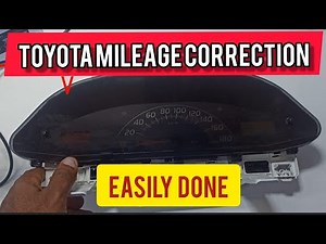 Toyota Yaris/Vitz/Echo/Carolla Mileage Correction 93c56 Eprom/ Mileage adjust.