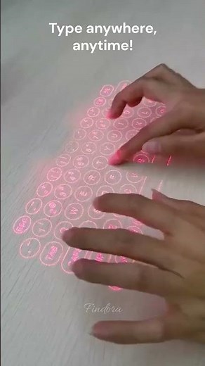 Bluetooth Laser Projection Keyboard – Cool Tech Gadget for Home & Office