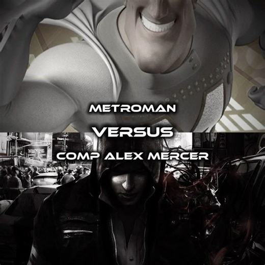 MetroMan vs Alex Mercer #edit #fiction #metroman #alexmercer