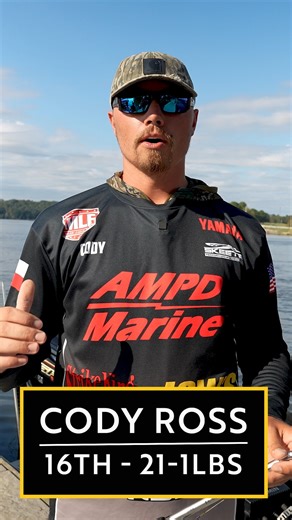 Ultimate Angler Championship 🏆 Day One Recap with Cody Ross Fishing Going into Day Two of The Ultimate Angler Championship, Ross is sitting in 16th with 21lbs and an ounce! Can he punch his way to the top 10 tomorrow?? Keep up with the action on the FishingChaos app💪 #strikekinglurecompany #teamlews #tieoneon #feelthedifference | Strike King Lure Company