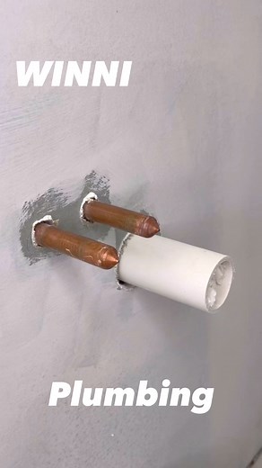 Installing shut off valves. #remodel #construction #homerenovation #realestate #design #entrepreneur #interiordesign #hardwork #woodworking #renovation #homedecor #tools #diy #carpentry #work #asmr #designer #homemade #engineering | WINNI