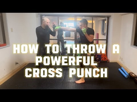 How to Throw a Powerful Cross Punch – Improve Speed & Accuracy!