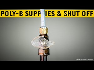 How to Replace A Compression Shut Off Valve & Faucet Supply Lines