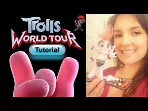 HOW TO MAKE QUEEN BARB FROM TROLLS WORLD TOUR TUTORIAL | AIR DRY CLAY | FONDANT | COLD PORCELAIN