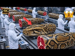 Inside the Modern Snake Meat Factory The Real Python Farming Process for Meat and Skin (Full Process