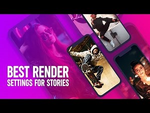 Best Render Settings for Instagram Stories - After Effects Quick Tip