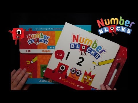 Unboxing My first Numberblocks - 1 to 10 Numbers Book - A Wipe-Clean books