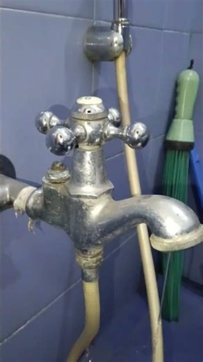 Old Hand Shower Removed & New Z Spray Fitting | Plumbing Work 🔧#plumbing #bathroom pipe fitting