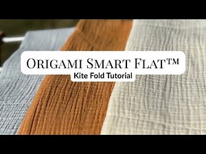 How to Do a Kite Fold | Origami Smart Flat™ Cloth Diaper Tutorial