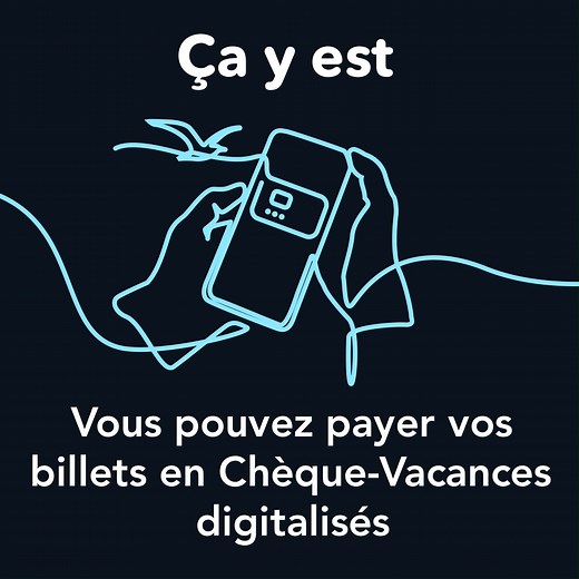 86K views · 55 reactions | ℹ️ Il est désormais possible de payer vos billets en Chèque-Vacances digitalisés sur SNCF Connect | SNCF Connect | Facebook