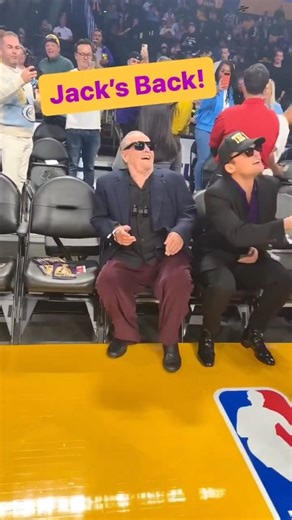 Hollywood Legends on Instagram: "Jack Nicholson attended the Lakers game last night in the season Credits to: @rachel_nichols"