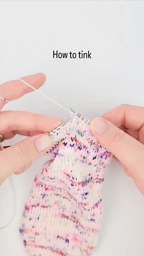 Tinking is my favorite way to fix a mistake that's just a few stitches or a few rows back. Then your stitches are all pointed the right direction when you go to knit them again. When was the last time you needed to tink your stitches? | Twice Sheared Sheep