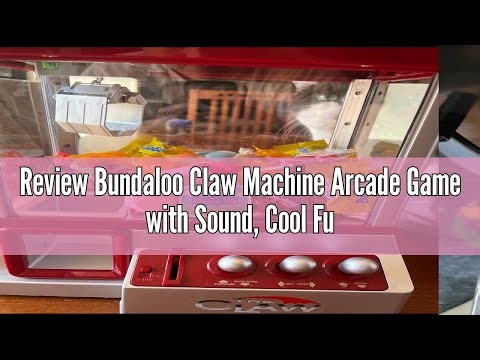 Review Bundaloo Claw Machine Arcade Game with Sound, Cool Fun Mini Candy Grabber Prize Dispenser Ven