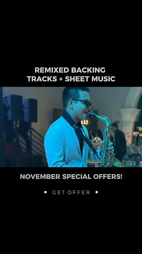 Remixed backing tracks sheet music! | Denis Campos Sax