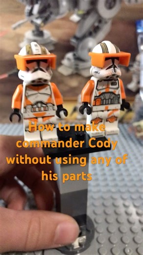 How to make Lego Star Wars￼ commander Cody Without using any of his parts #lego ￼