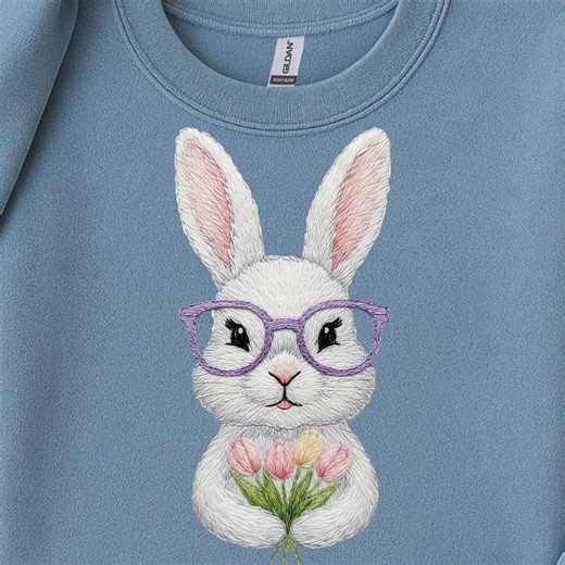 Retro Easter Bunny PNG, Easter Graphics, Cute Bunny Clipart, Easter Bunny Clipart, Rabbit Clipart, Easter Clipart, Preppy Easter Png - Etsy