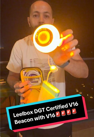 Leelbox DGT Certified V16 Beacon: Your Emergency Light Solution